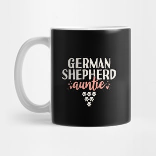 German Shepherd Auntie Gift Mug